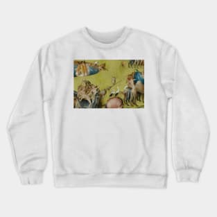 The Garden of Earthly Delights detail - Hieronymus Bosch Crewneck Sweatshirt